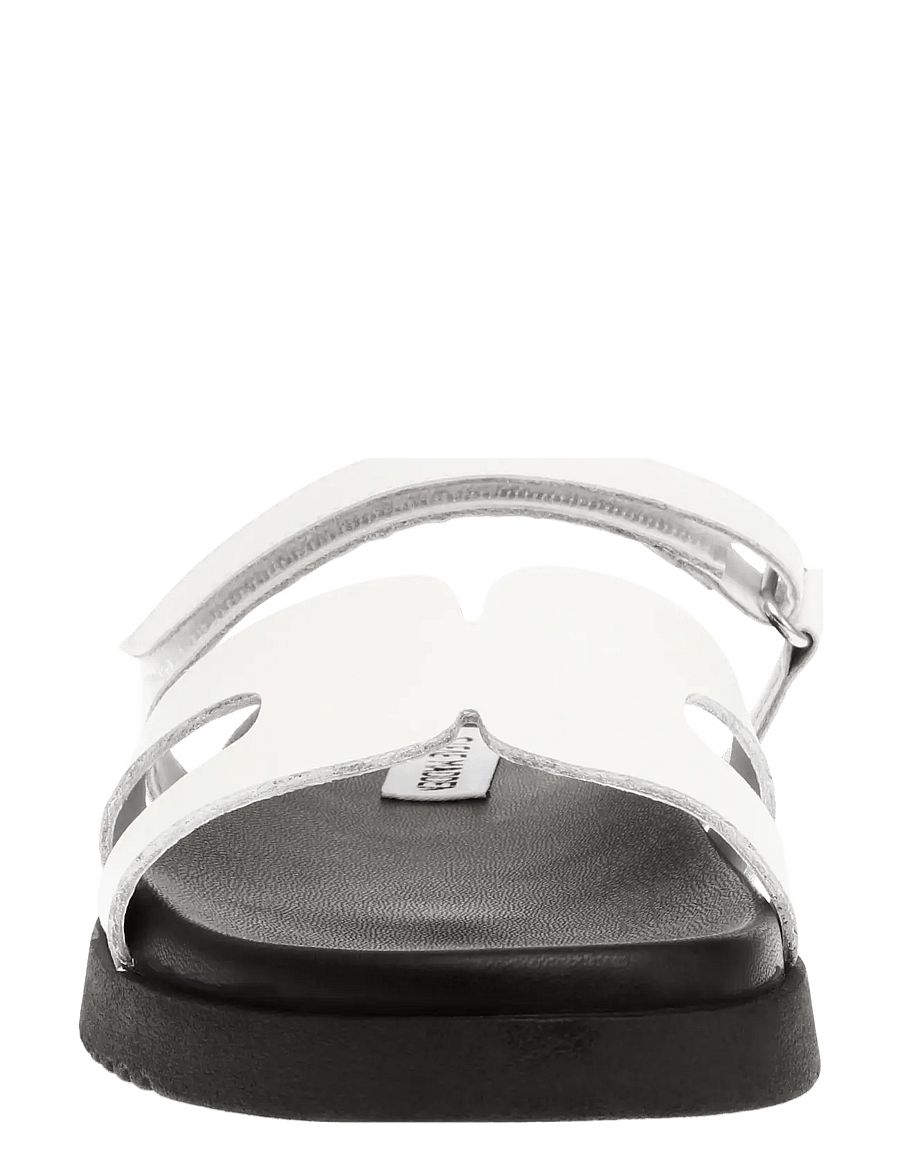 Steve Madden - Missile Sandal - flache sandalen - white action leather - 3