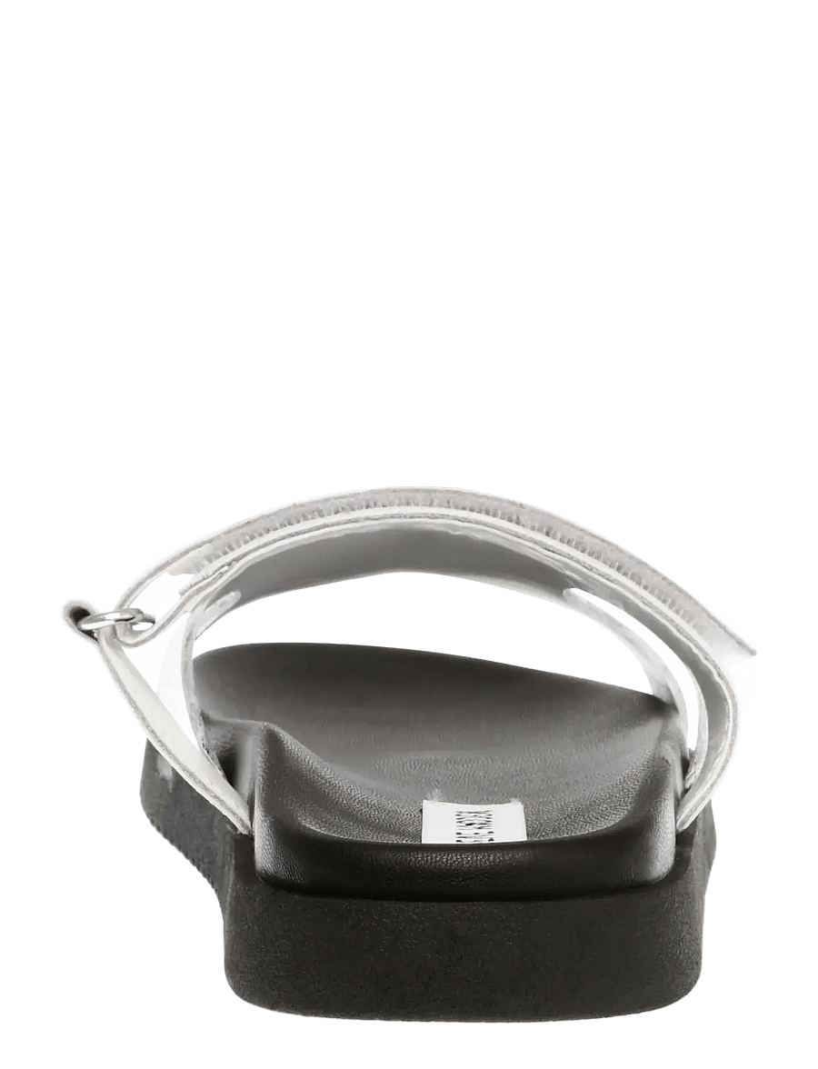 Steve Madden - Missile Sandal - flache sandalen - white action leather - 4