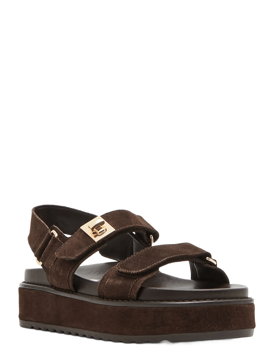 Steve Madden - Bigmona - sandales à plateforme - brown suede - 0