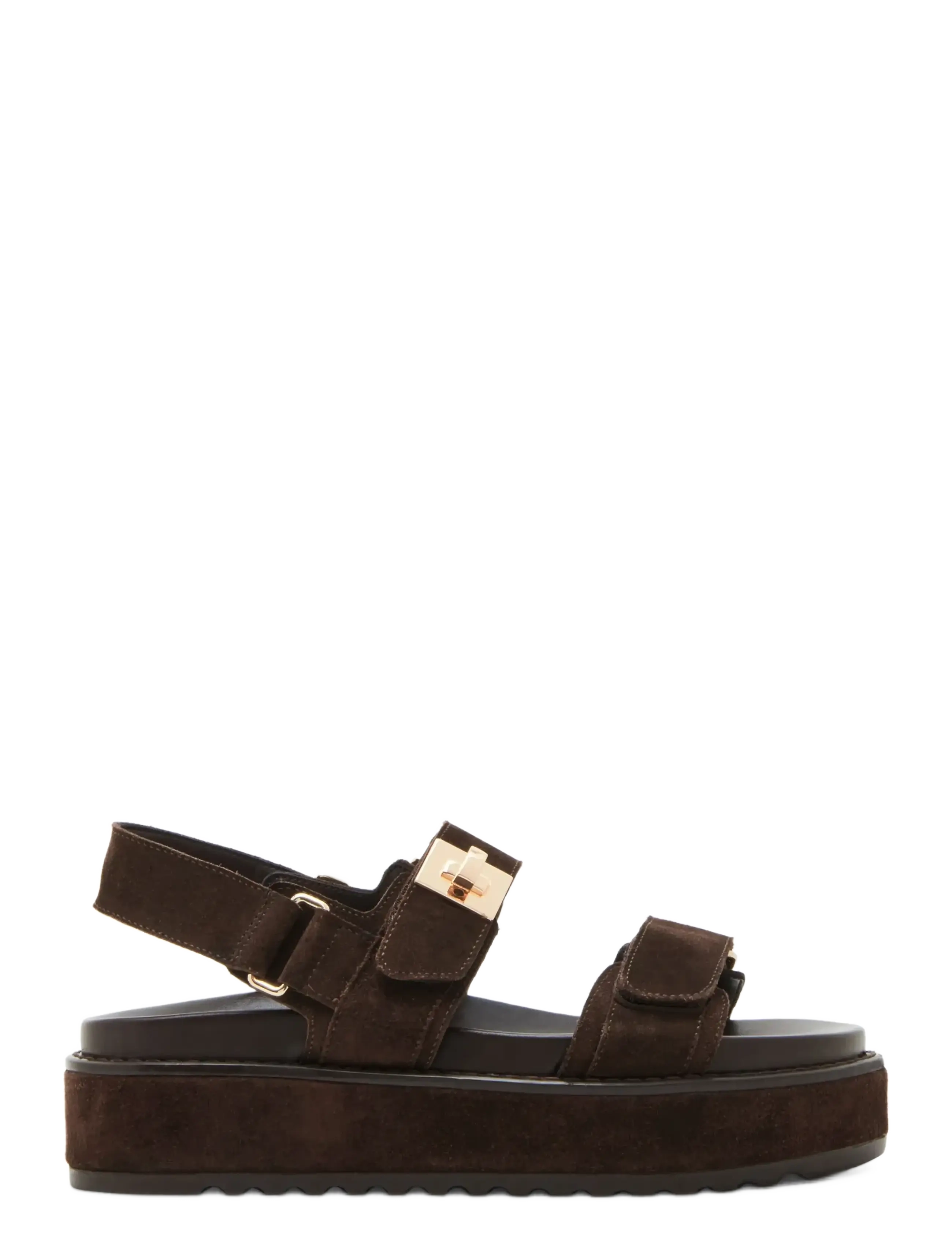 Steve Madden - Bigmona - sandales à plateforme - brown suede - 1