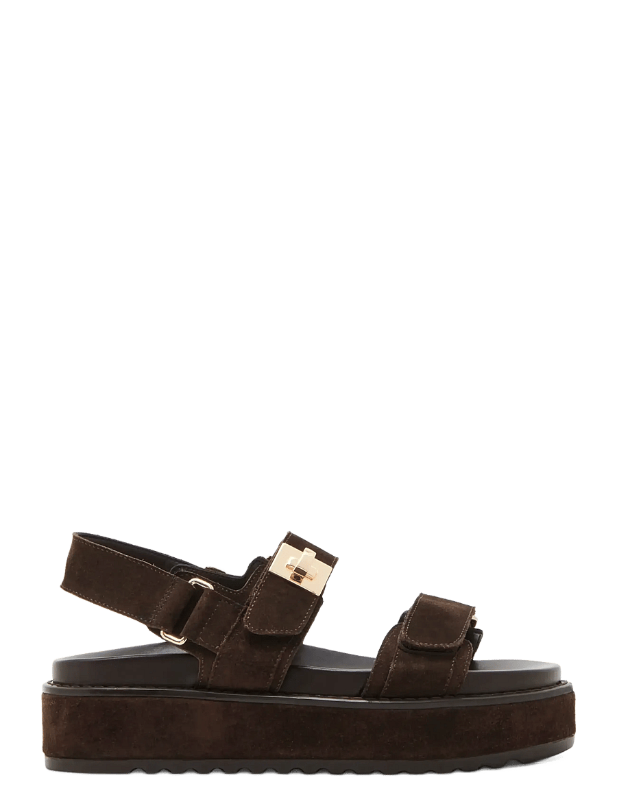 Steve Madden - Bigmona - sandales à plateforme - brown suede - 1