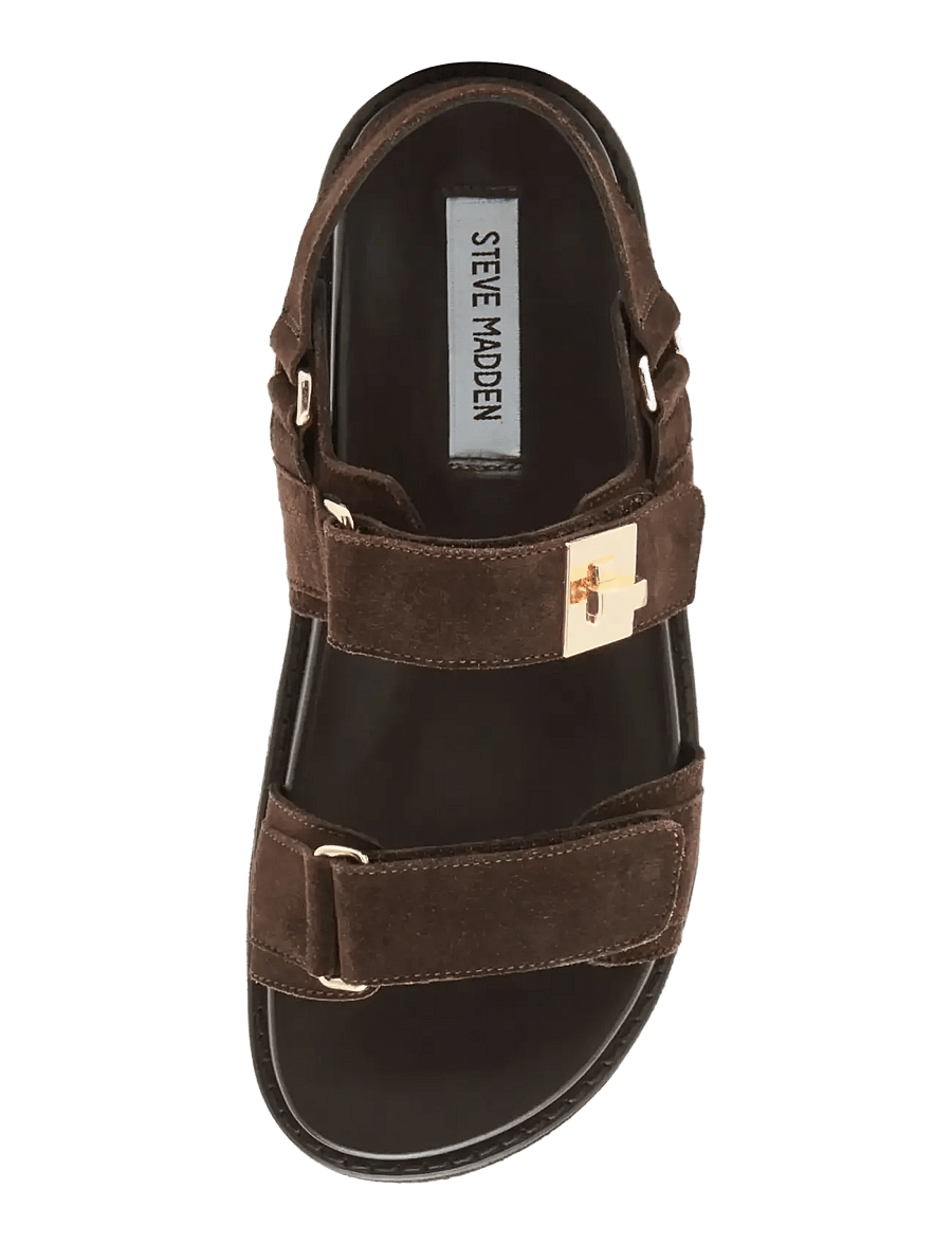 Steve Madden - Bigmona - sandales à plateforme - brown suede - 5