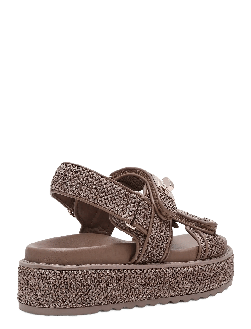 Steve Madden - Bigmona - plateau-sandalen - charcoal raffia - 2