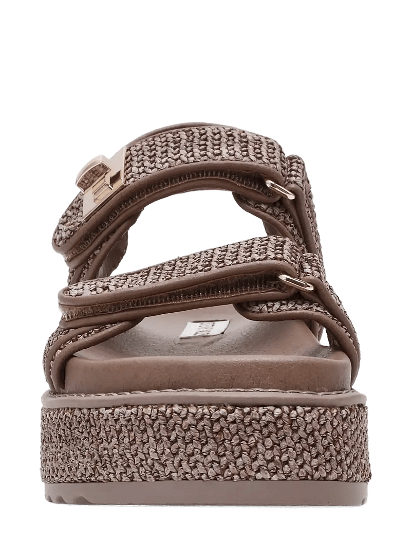 Steve Madden - Bigmona - plateau-sandalen - charcoal raffia - 3