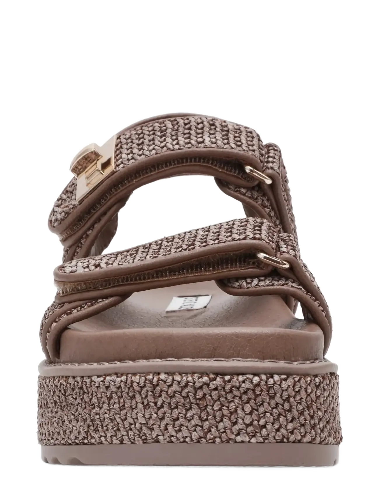 Steve Madden - Bigmona - plateau-sandalen - charcoal raffia - 3