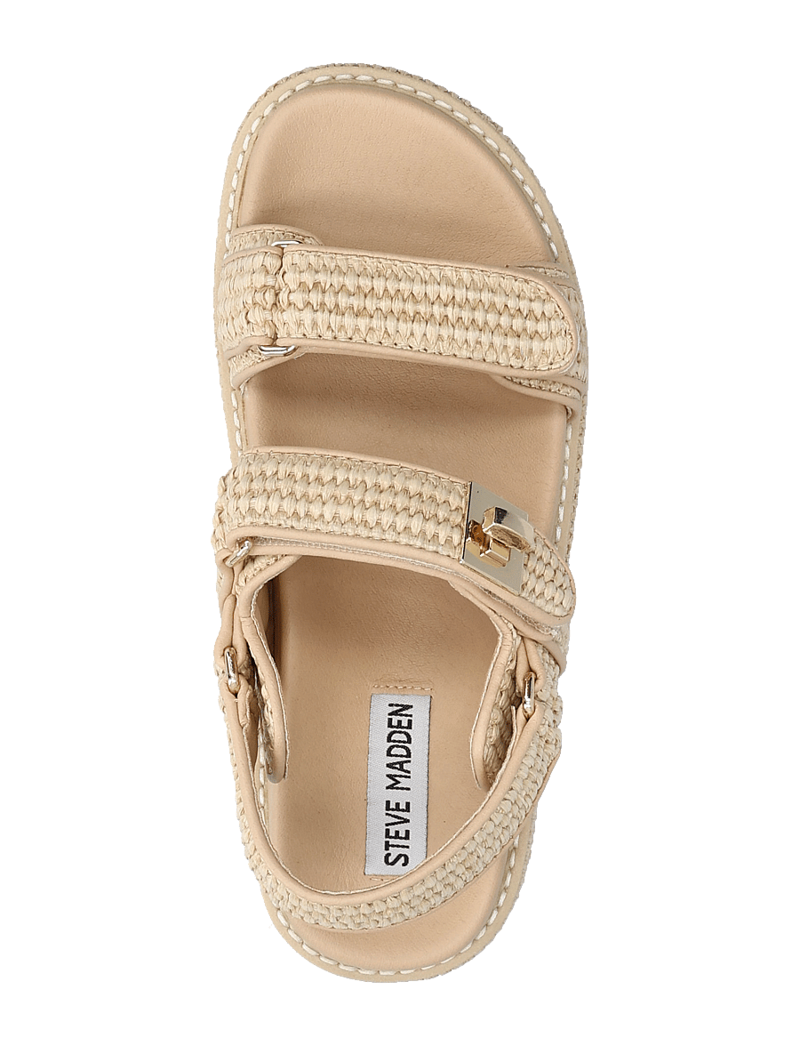 Steve Madden - Bigmona - plateau-sandalen - nat raffia - 3