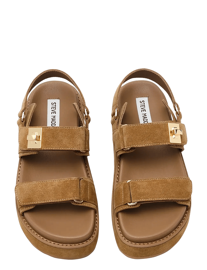 Steve Madden - Bigmona - plateau-sandalen - tan suede - 3