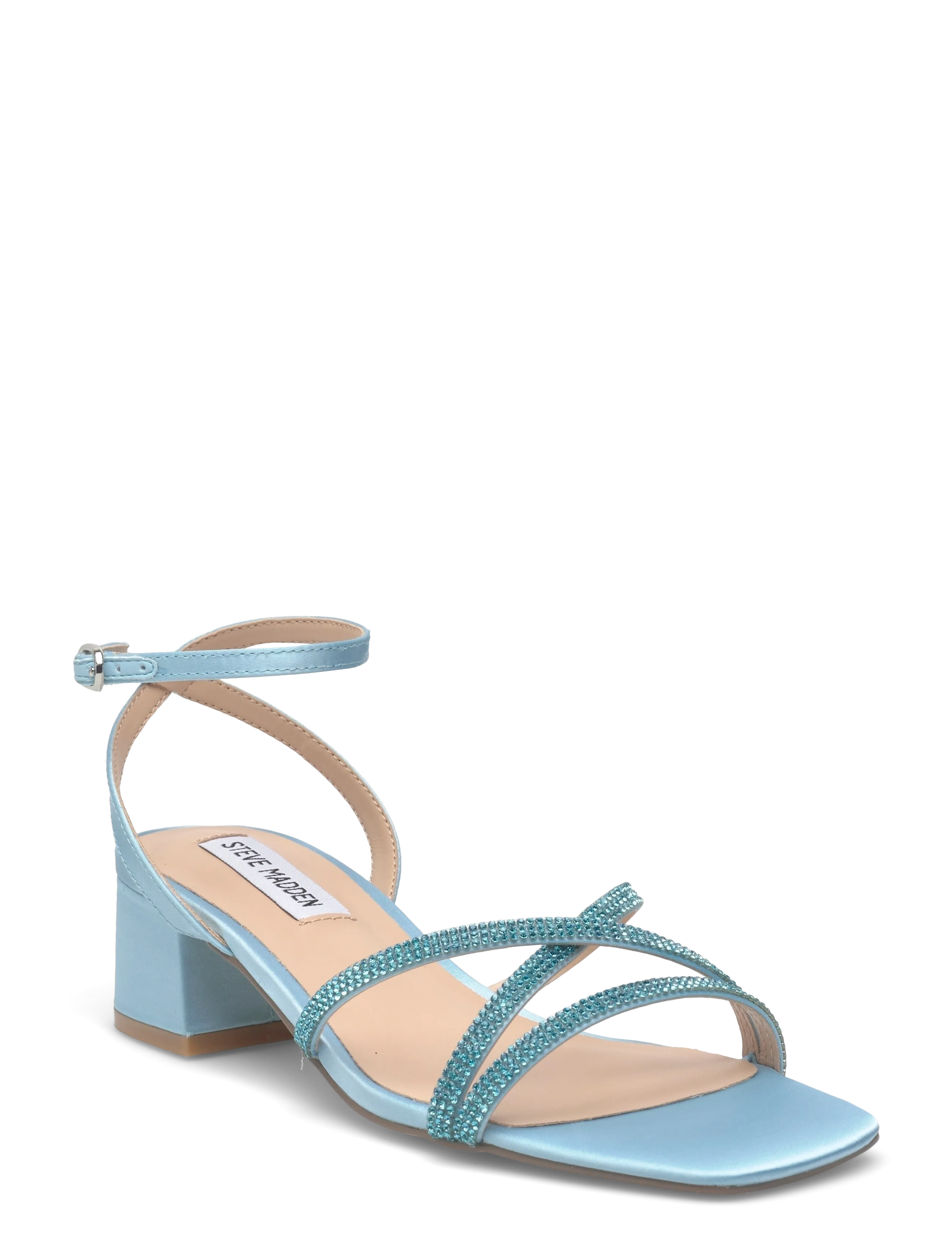 Steve Madden Gabby - Högklackade skor - BLUE SATIN / blue