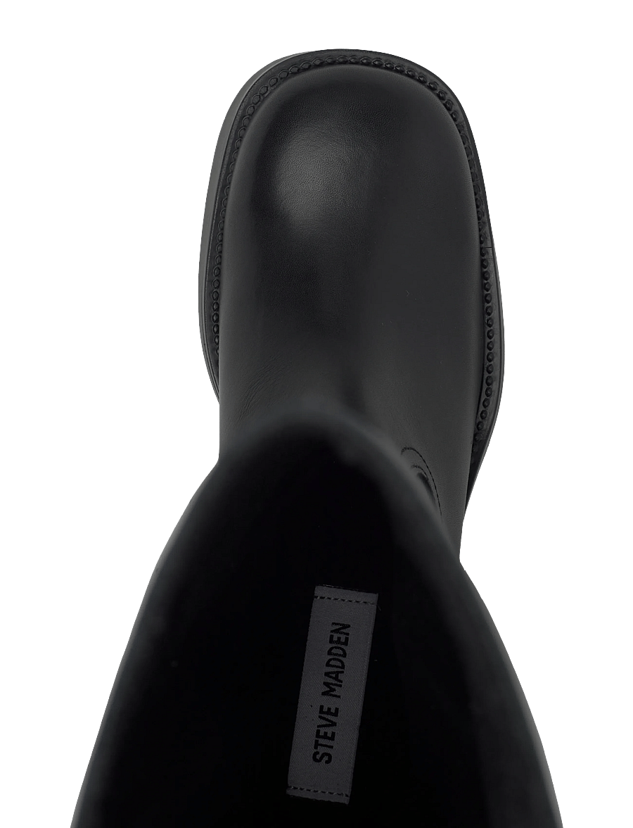 Steve Madden - Banner - kniehohe stiefel - black leather - 3