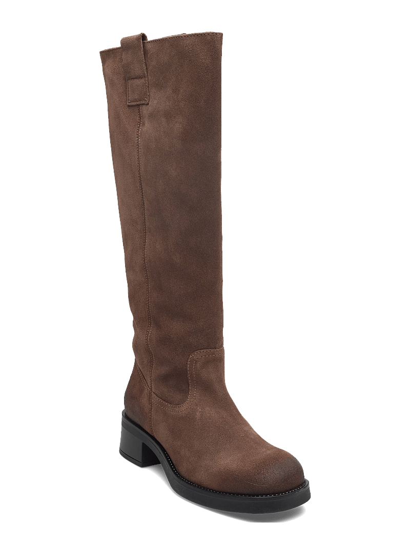 Steve Madden - Banner - kniehohe stiefel - taupe suede - 0