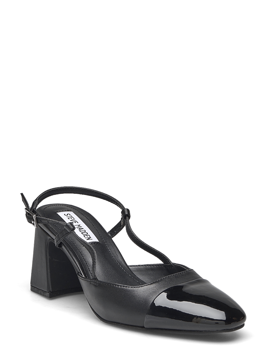 Steve Madden - Zeina - slingbacks med hæle - black leather - 0