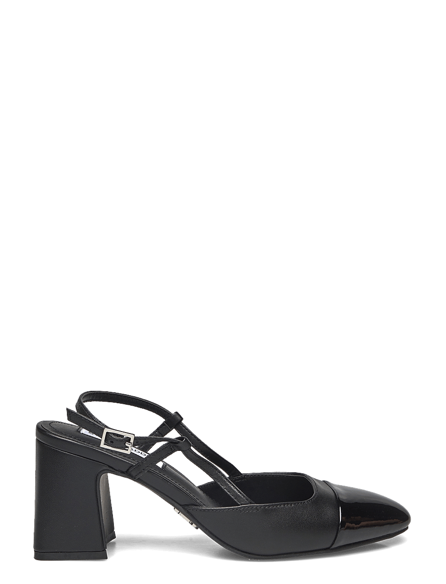 Steve Madden - Zeina - slingbacks med hæle - black leather - 1
