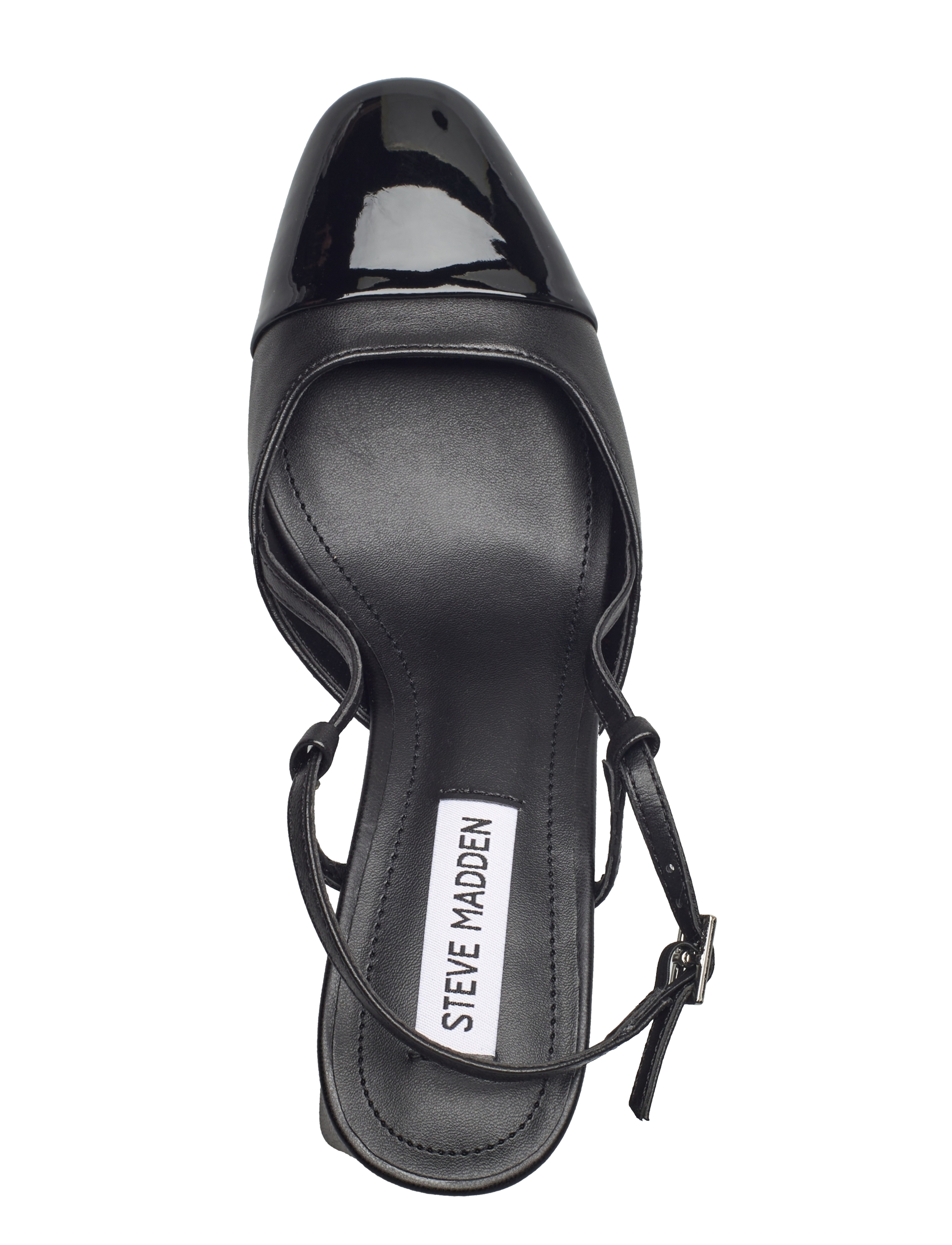 Steve Madden - Zeina - högklackade slingbacks - black leather - 3