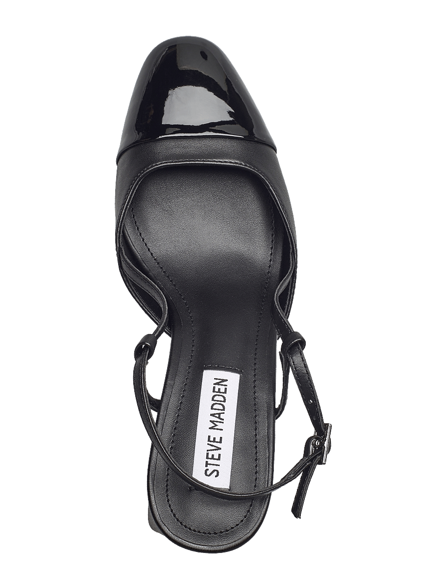 Steve Madden - Zeina - slingbacks med hæle - black leather - 3