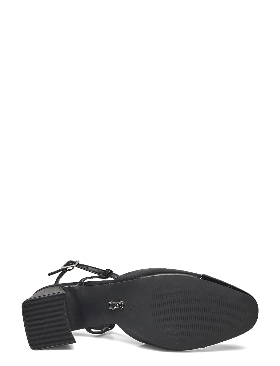 Steve Madden - Zeina - slingbacks med hæle - black leather - 4
