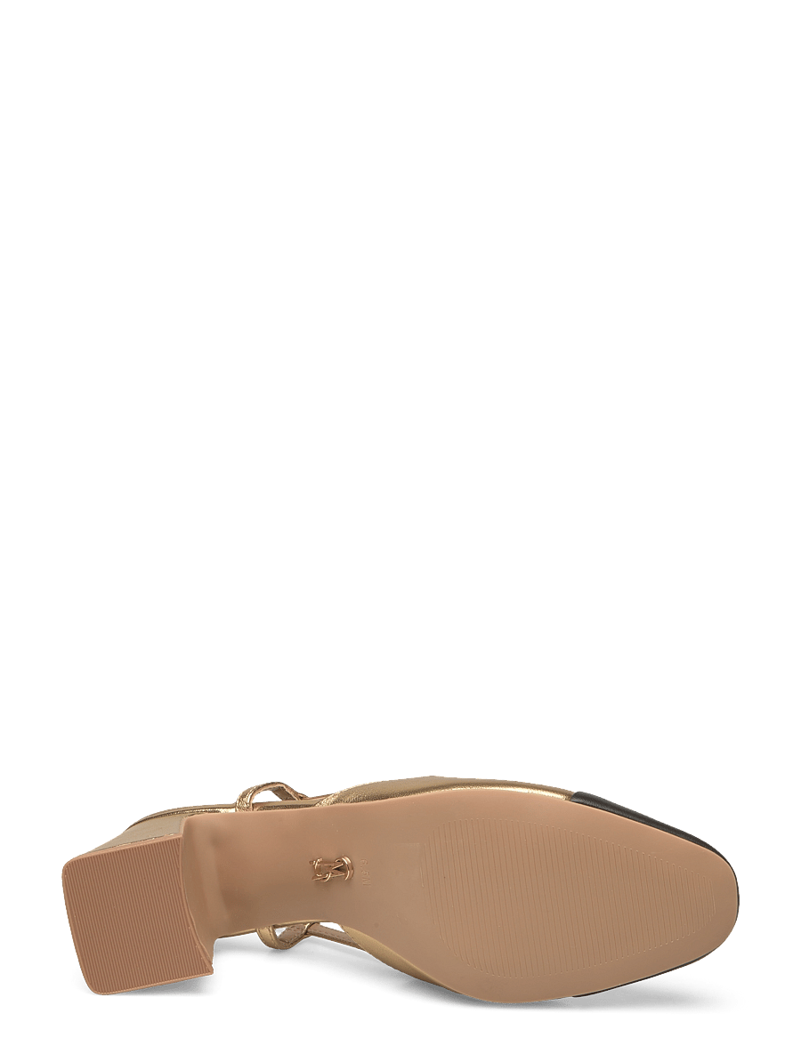 Steve Madden - Zeina - slingbacks med hæle - gold/black - 3