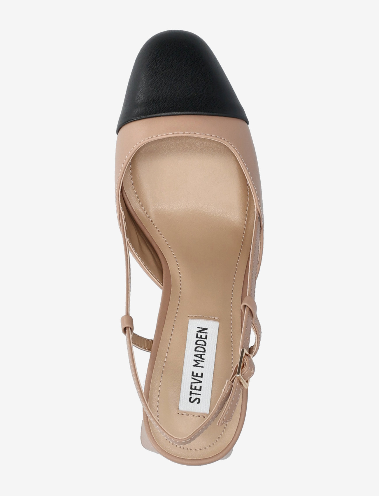 Steve Madden - Zeina - heeled slingbacks - tan/black - 3
