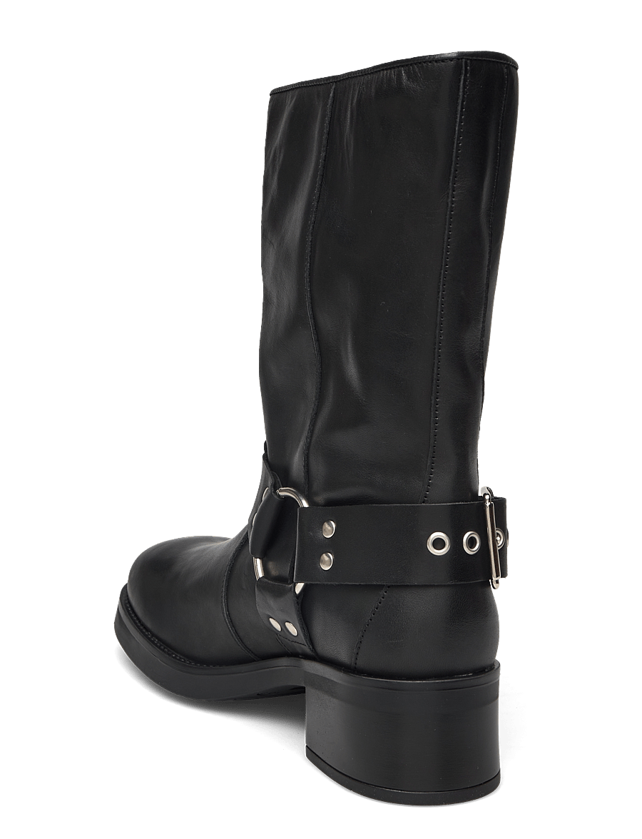 Steve Madden - Blessing - tasapohjaiset nilkkurit - black leather - 2