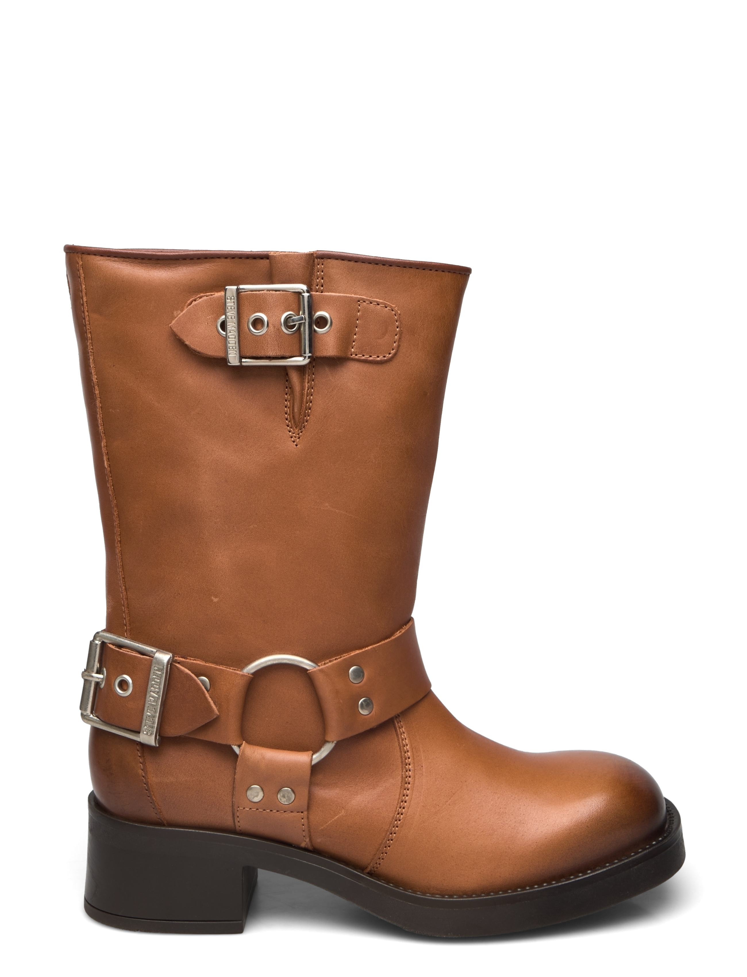 Steve Madden - Blessing - flat ankle boots - tan leather - 1
