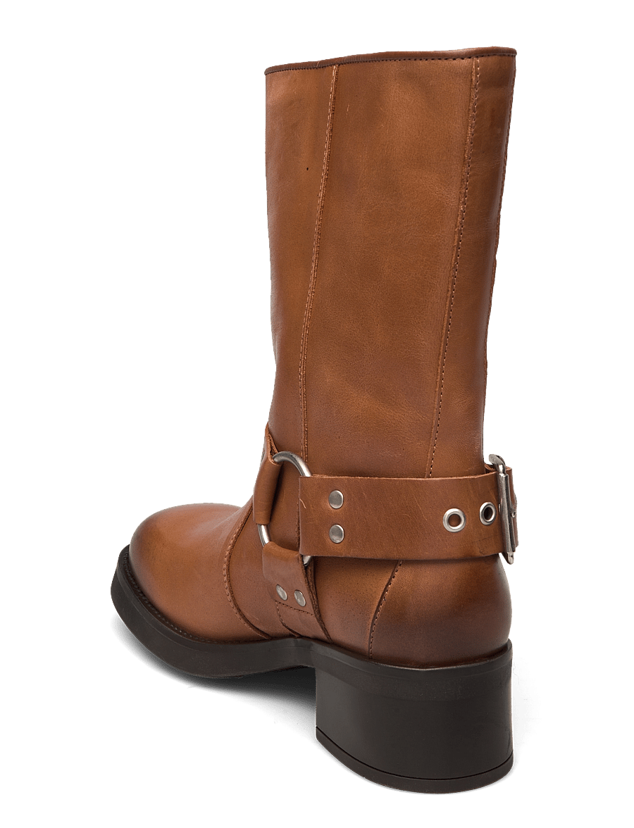 Steve Madden - Blessing - tasapohjaiset nilkkurit - tan leather - 2