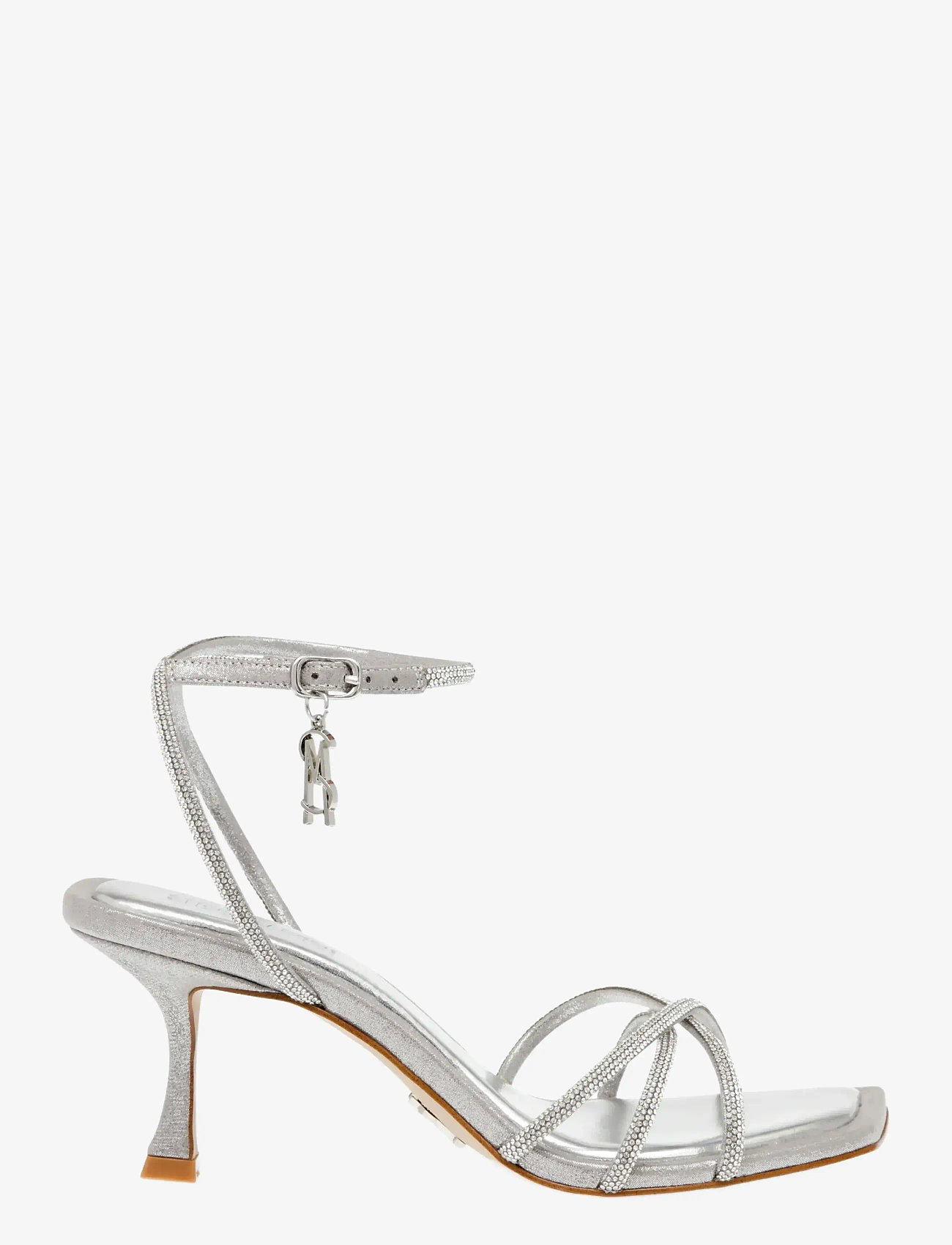 Steve Madden - Legit - sandały na obcasie - silver - 1