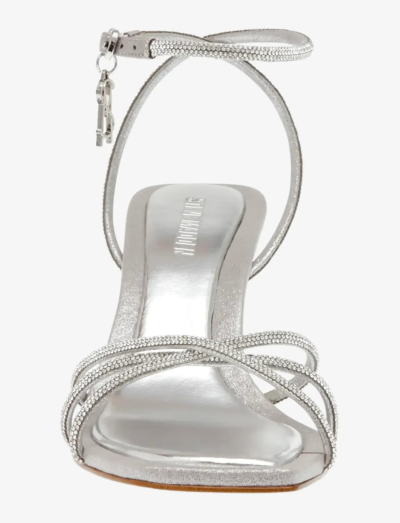 Steve Madden - Legit - sandały na obcasie - silver - 3