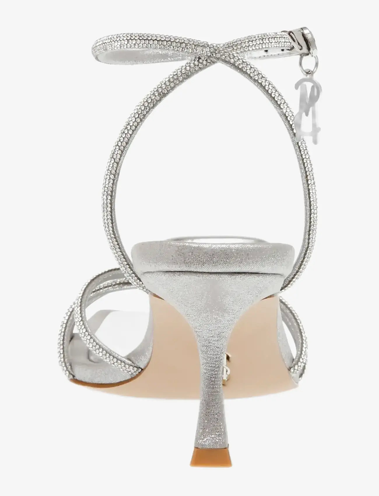 Steve Madden - Legit - sandały na obcasie - silver - 4