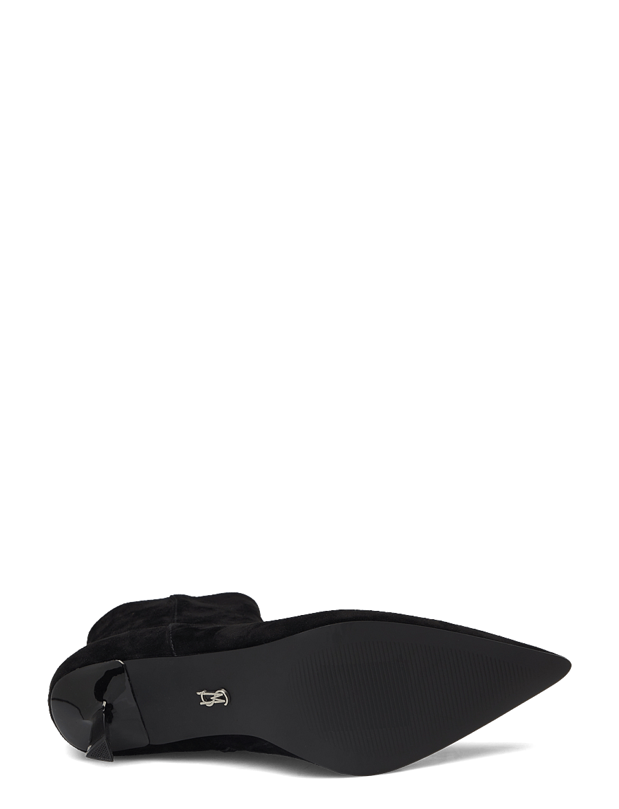 Steve Madden - Sabine - stiefeletten mit absatz - black suede - 4