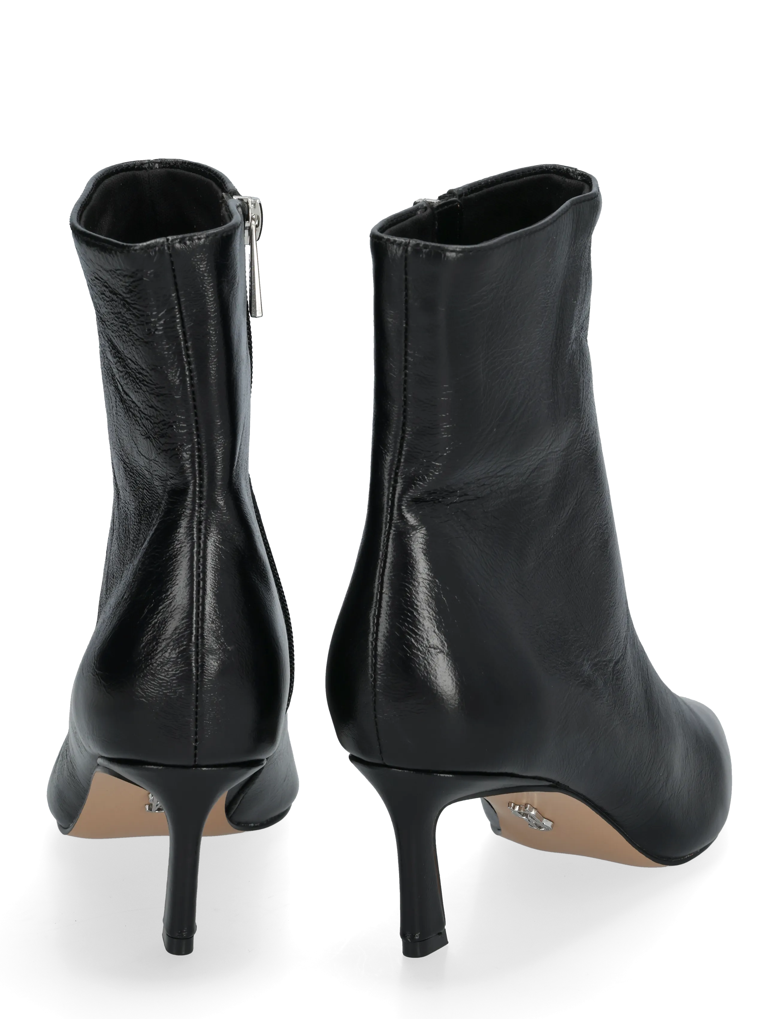 Steve Madden - Lulah - stiefeletten mit absatz - black crincle - 4