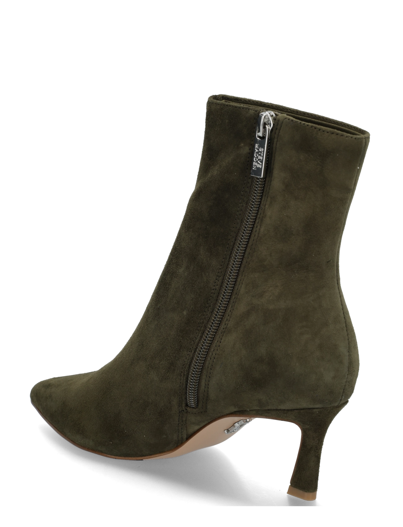 Steve Madden - Lulah - stiefeletten mit absatz - olive suede - 1