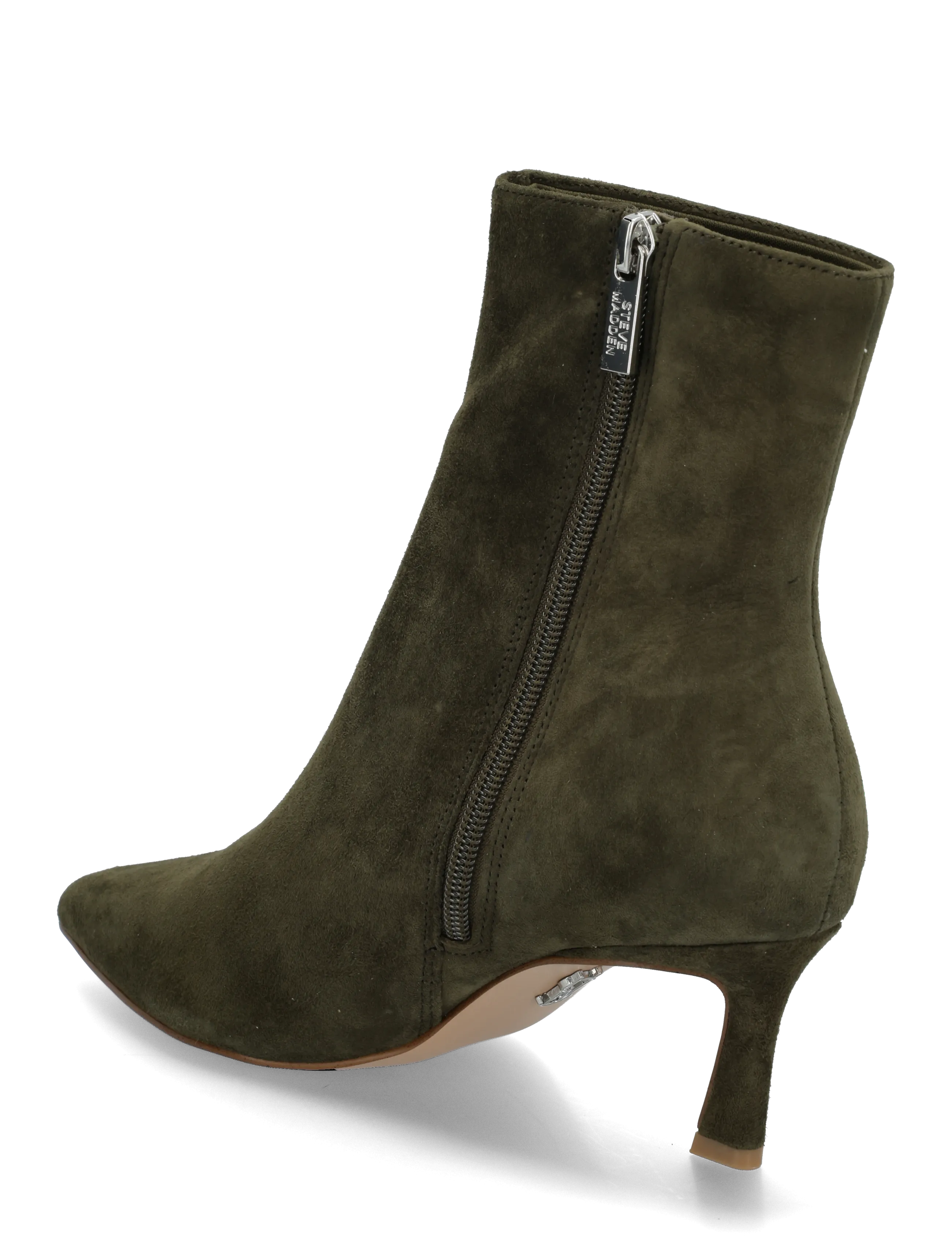 Steve Madden - Lulah - stiefeletten mit absatz - olive suede - 1