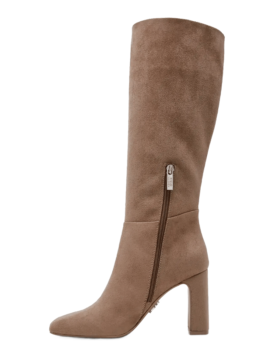Steve Madden - Speedway - knähöga stövlar - taupe suede - 3