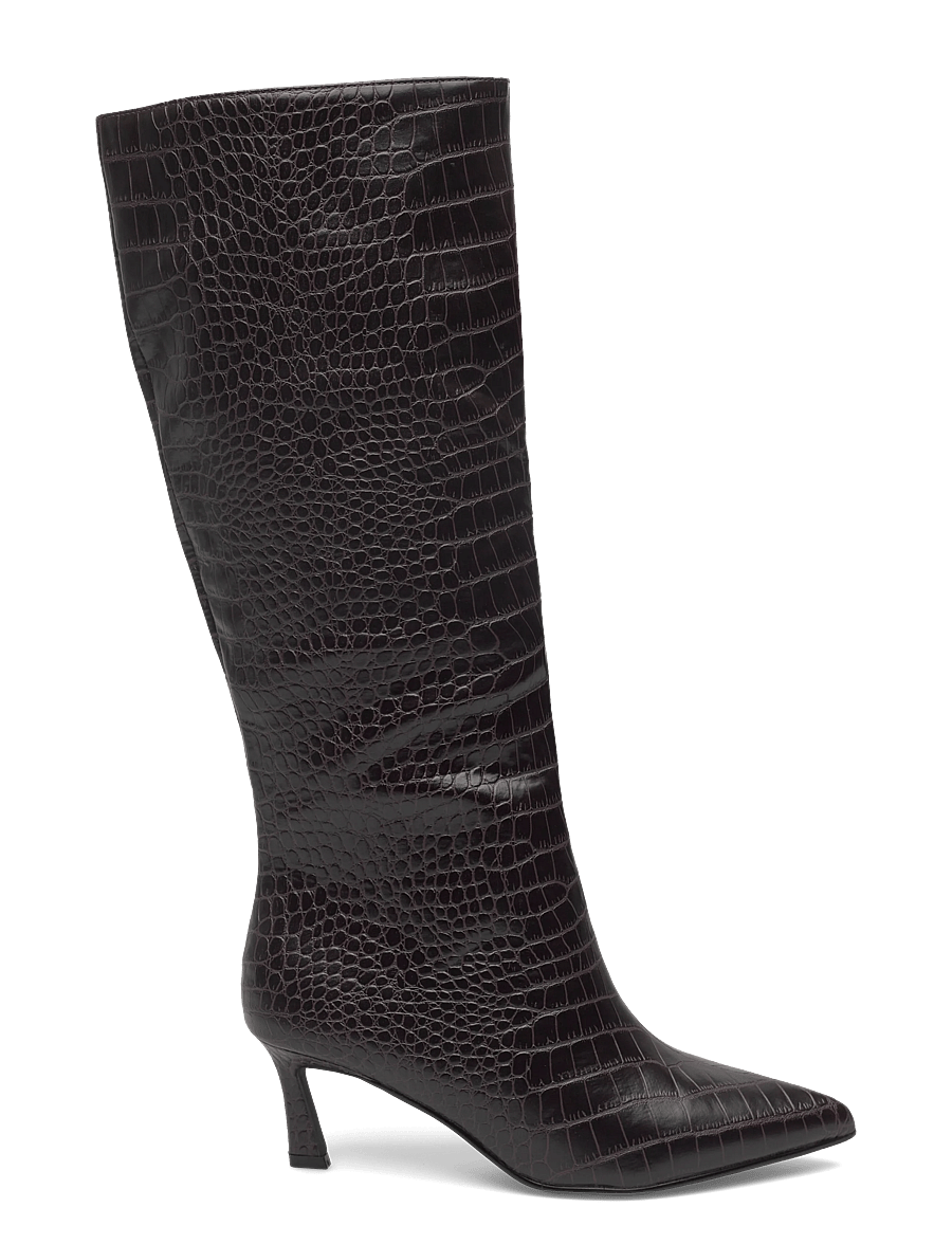 Steve Madden - Lavan - bottes hautes au genou - ground coffee croco - 1