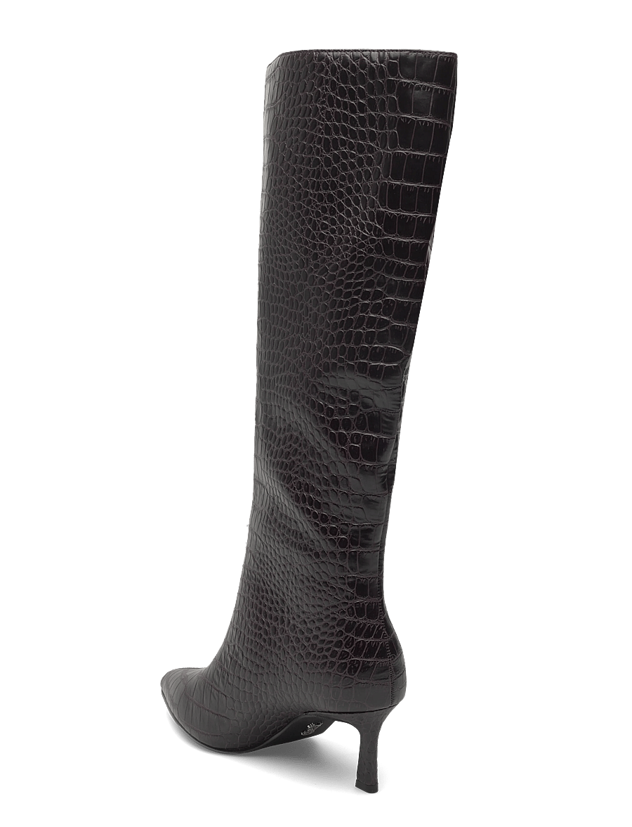 Steve Madden - Lavan - bottes hautes au genou - ground coffee croco - 2