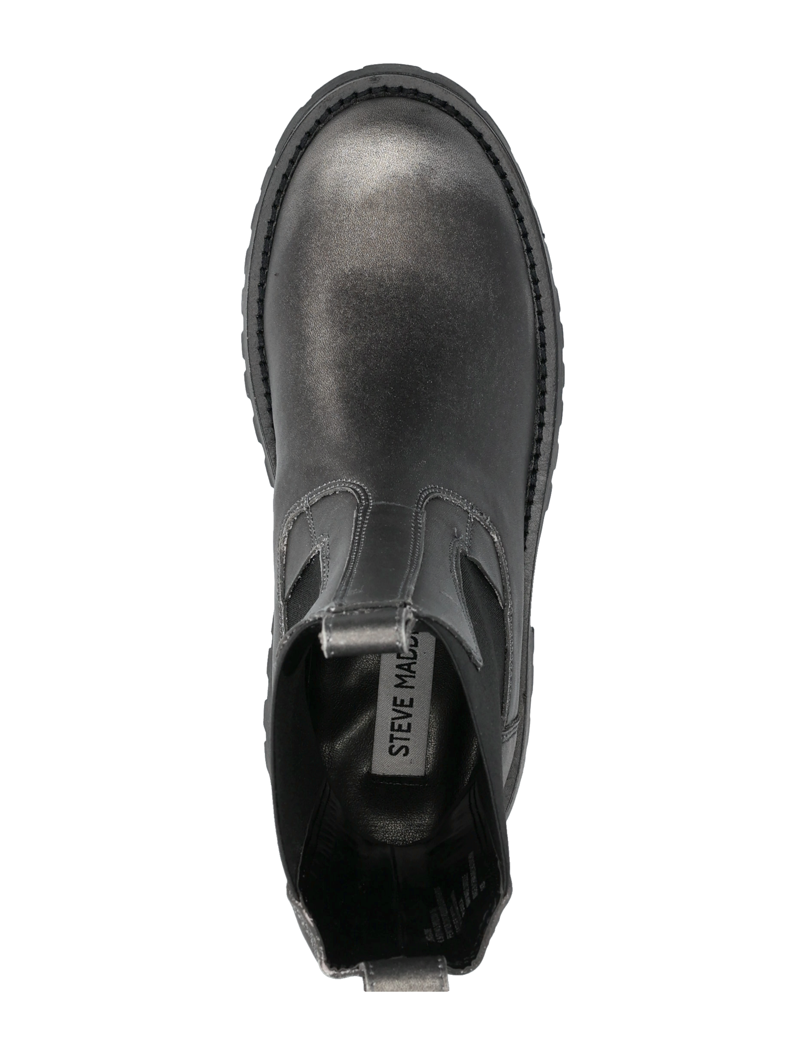 Steve Madden - Disclose Ankle Boots - chelsea boots - pewter distressed leather - 3