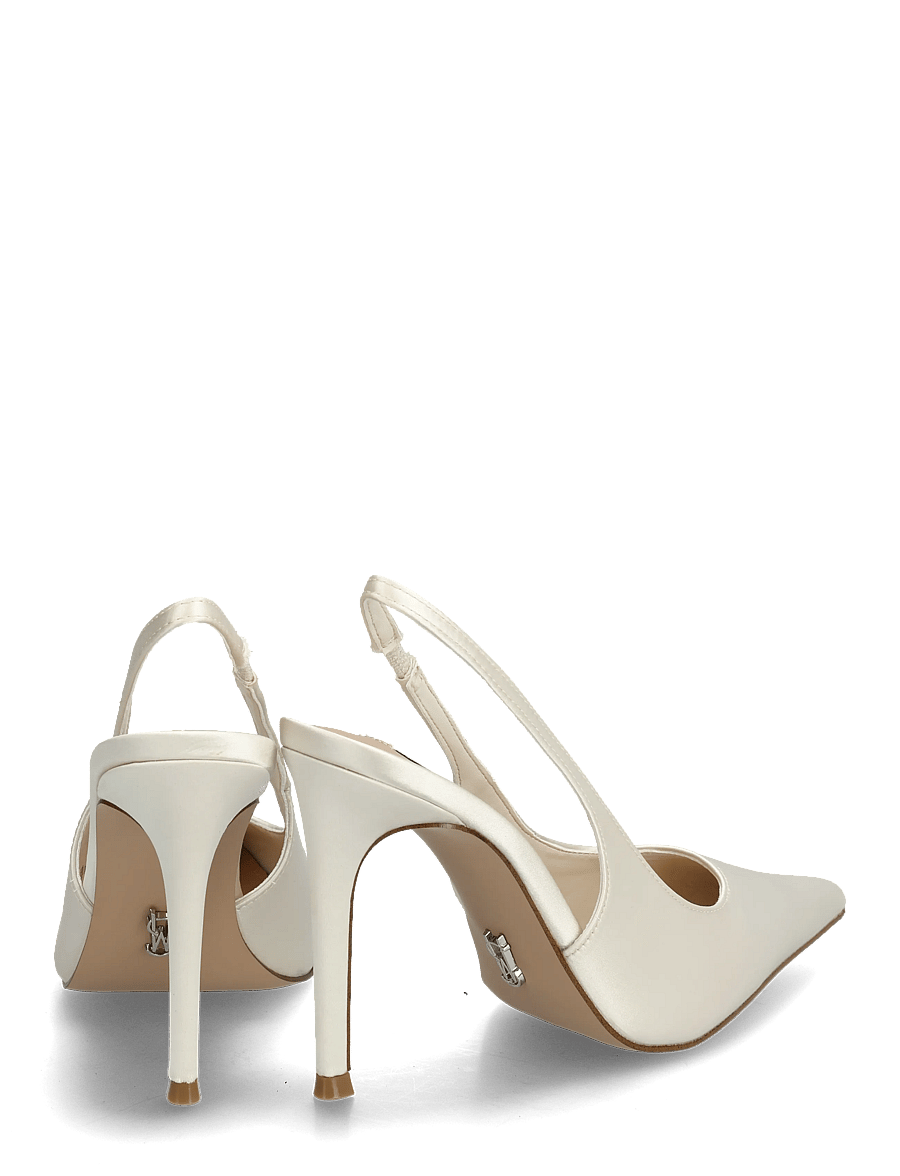 Steve Madden - Reyes - högklackade slingbacks - ivory pearl - 4