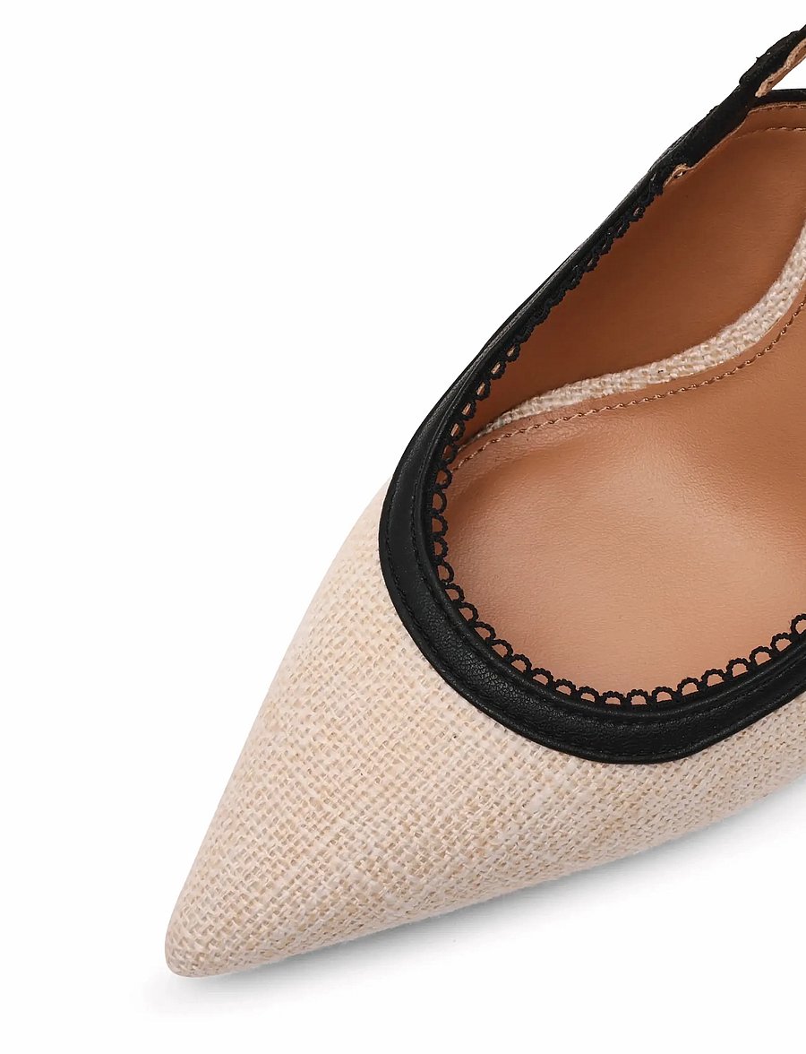 Steve Madden - Brylie - slingbacks mit absatz - beige multi - 4