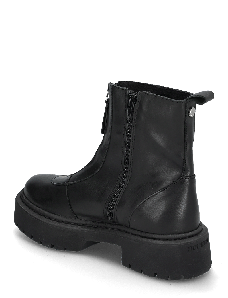 Steve Madden - Gabby - platta ankelboots - black leather - 2