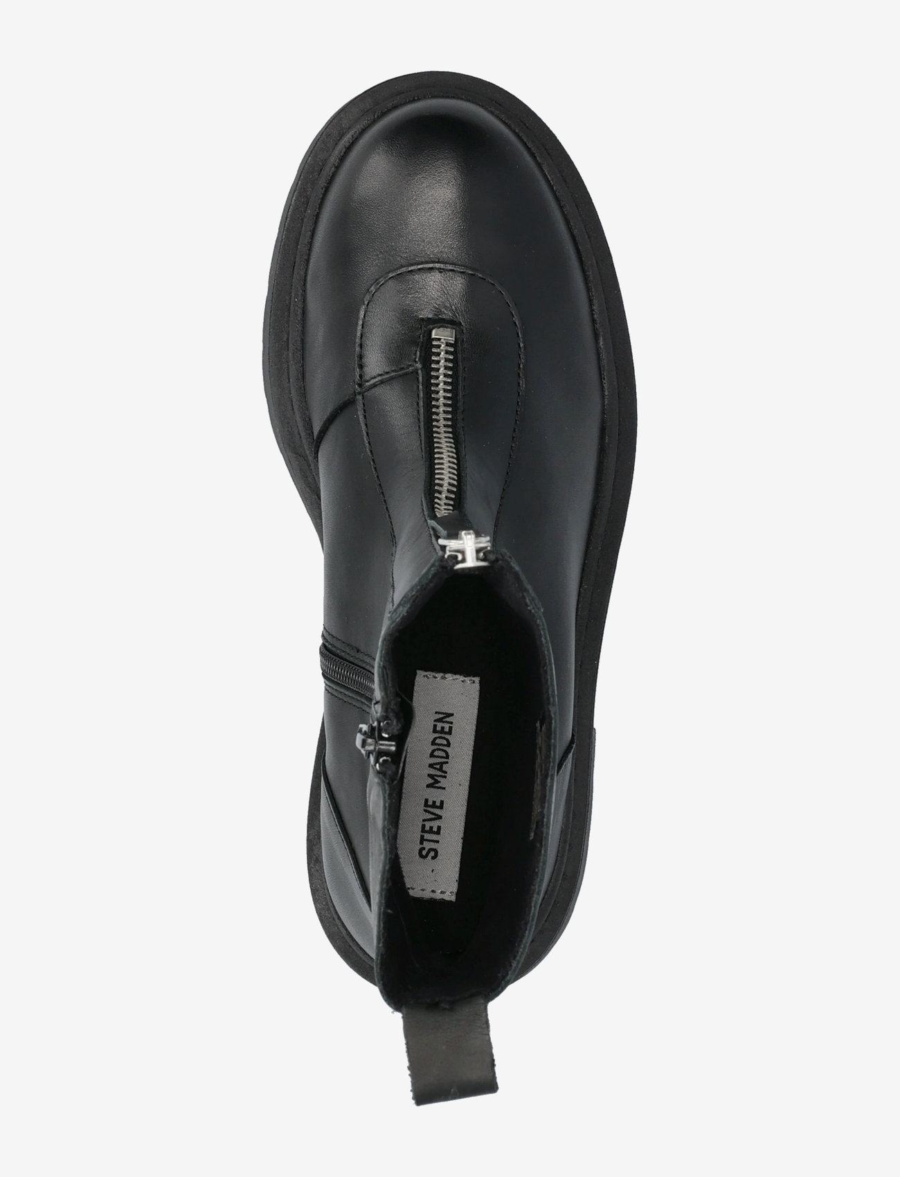 Steve Madden - Gabby - flade ankelstøvler - black leather - 3