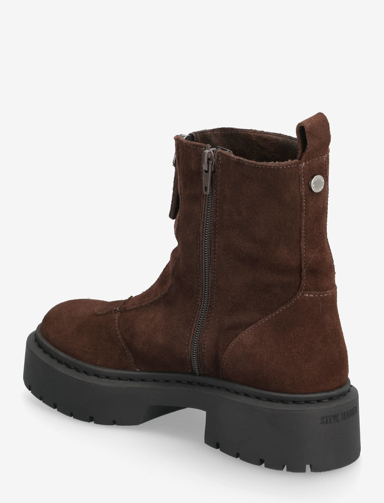 Steve Madden - Gabby - flat ankle boots - brown suede - 2