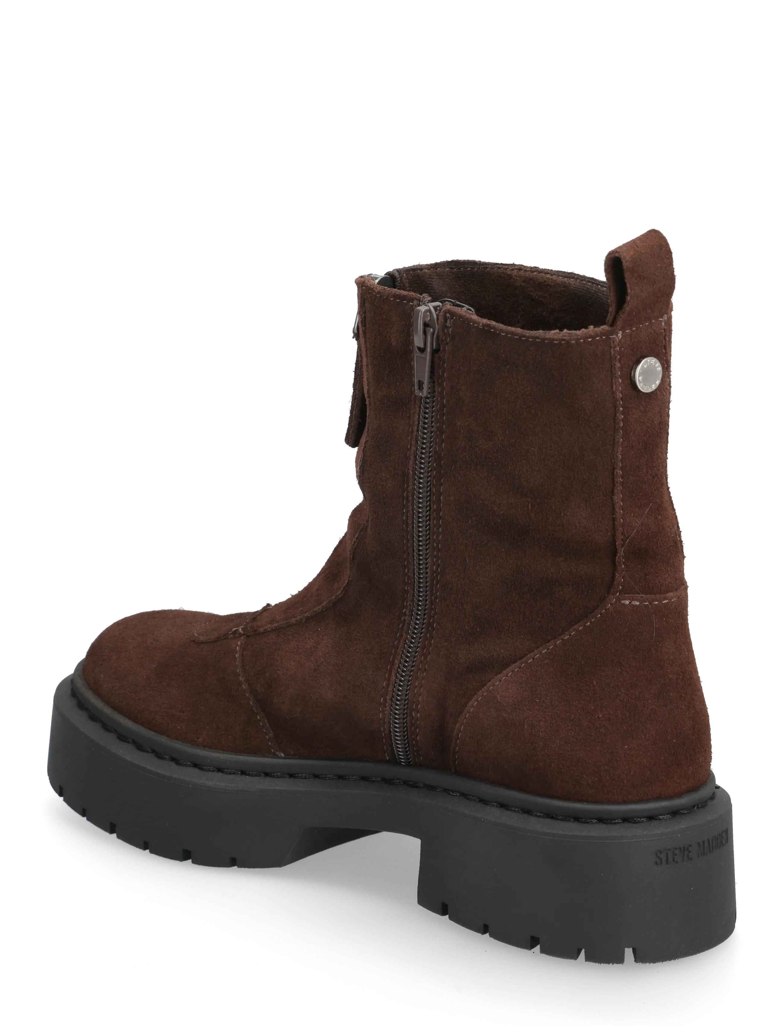 Steve Madden - Gabby - flat ankle boots - brown suede - 2