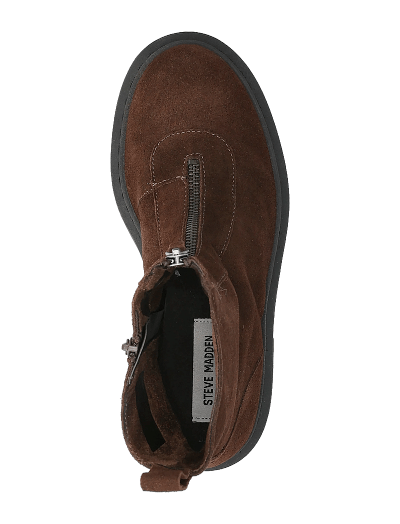 Steve Madden - Gabby - bottines plates - brown suede - 3