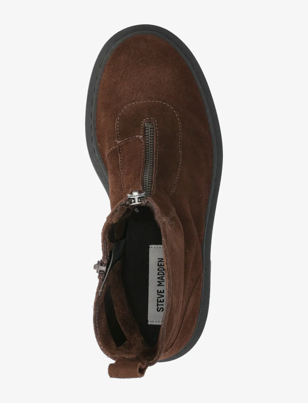 Steve Madden - Gabby - platta ankelboots - brown suede - 3