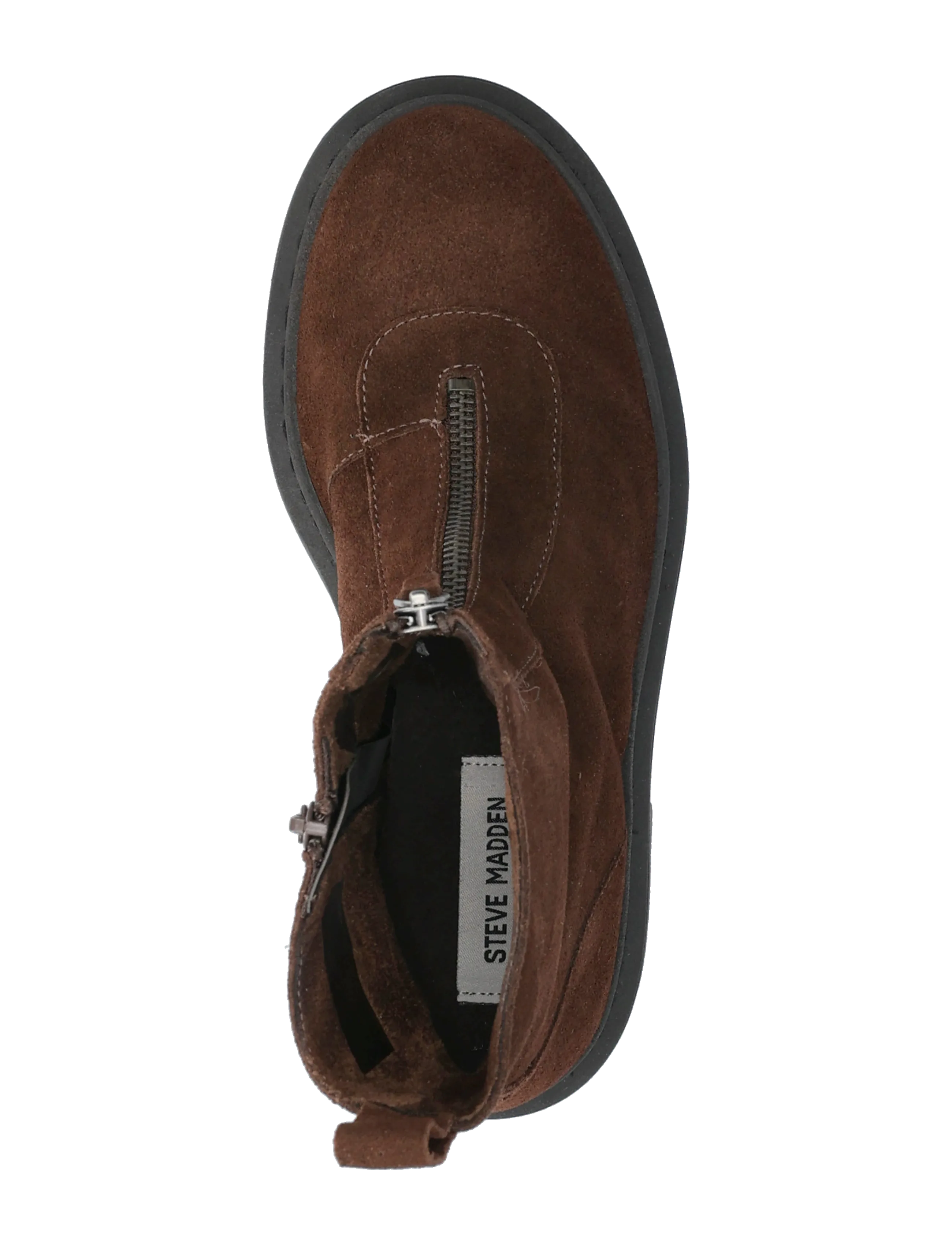 Steve Madden - Gabby - flat ankle boots - brown suede - 3