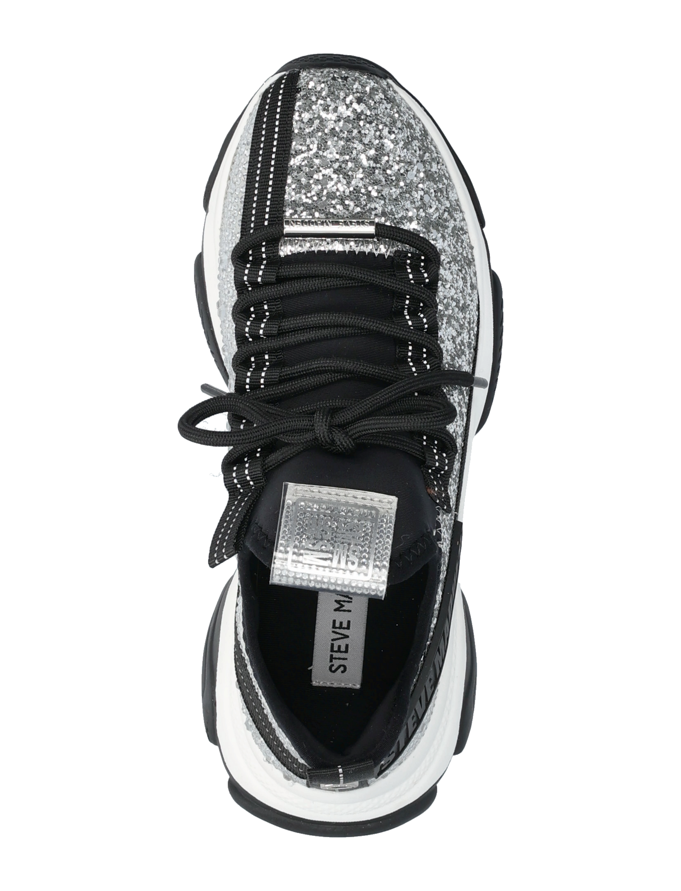 Steve Madden - Maxilla-G - chunky sneakers - black glitter - 3
