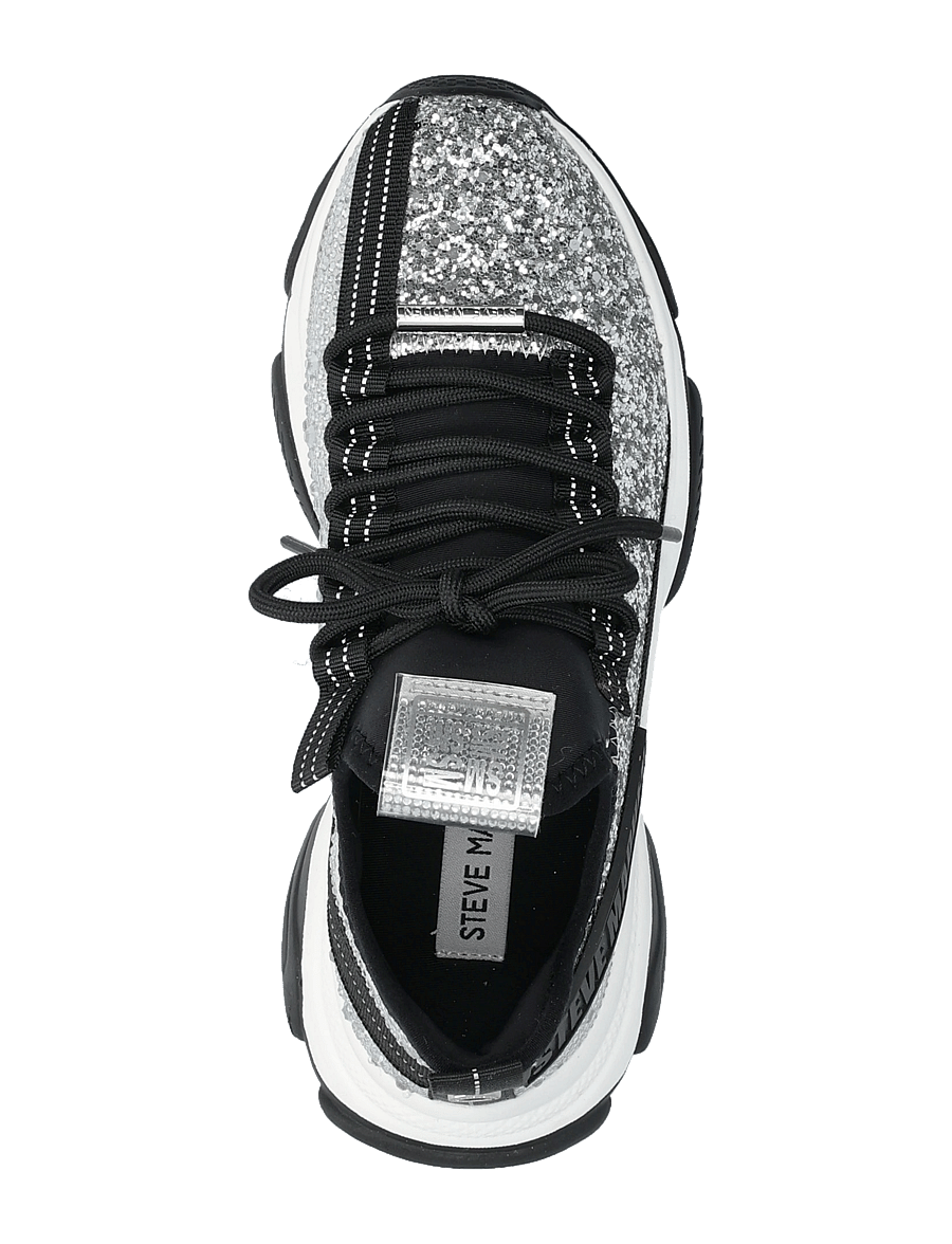 Steve Madden - Maxilla-G - plateau-sneaker - black glitter - 3