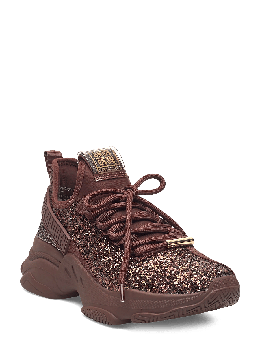 Steve Madden - Maxilla-G - platform sneakers - brn glitr - 0