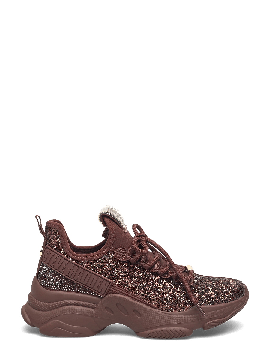 Steve Madden - Maxilla-G - platform sneakers - brn glitr - 1