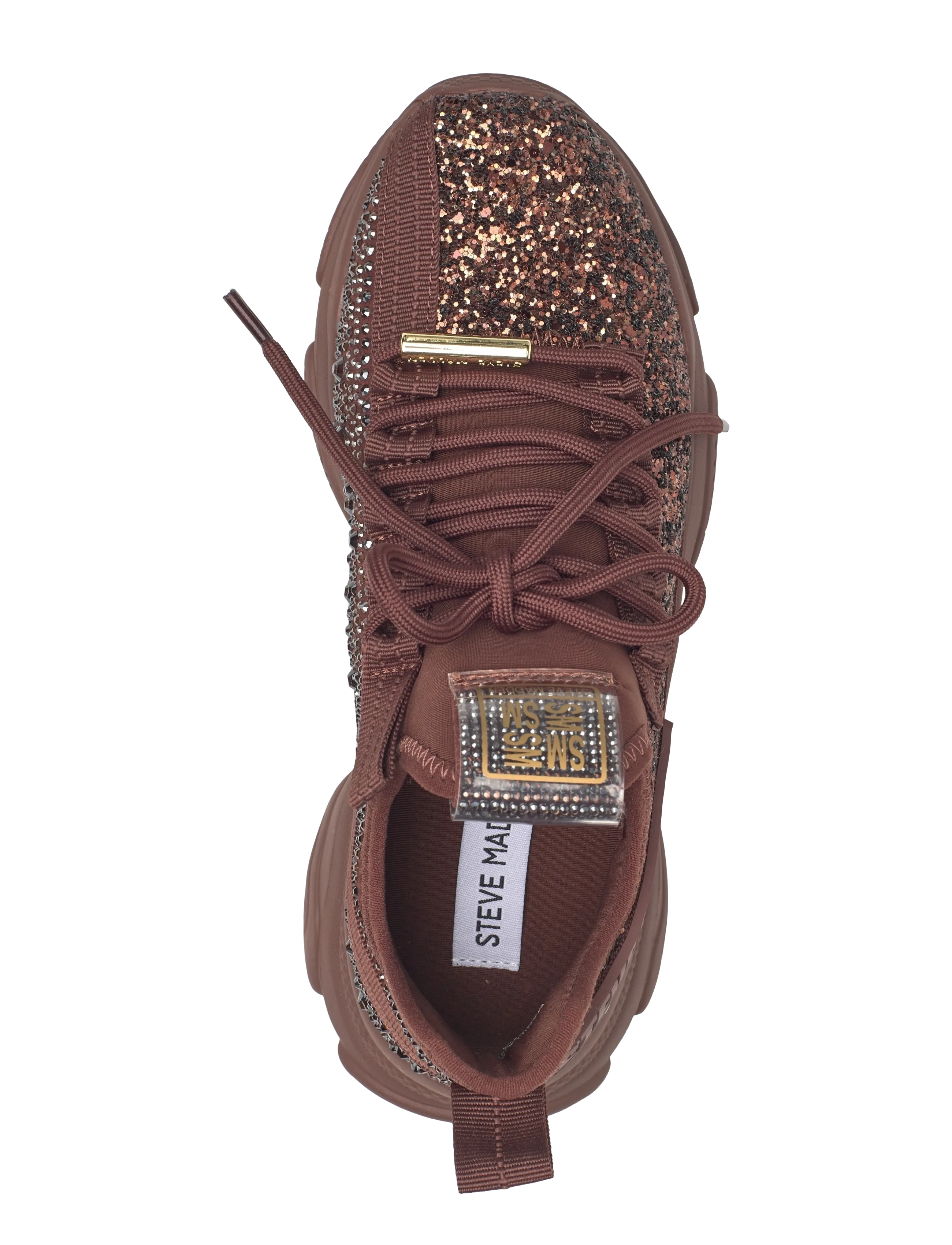 Steve Madden - Maxilla-G - chunky sneakers - brn glitr - 3