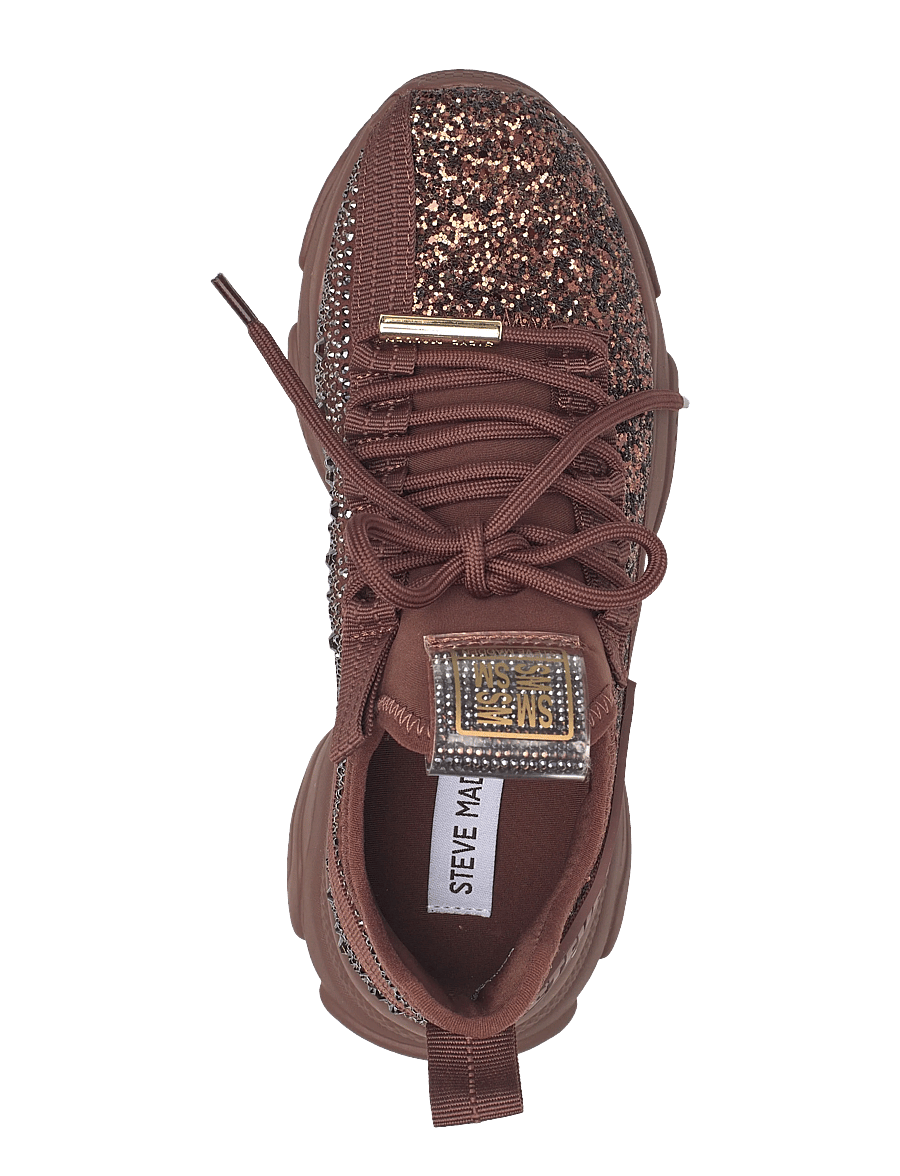 Steve Madden - Maxilla-G - platform sneakers - brn glitr - 3